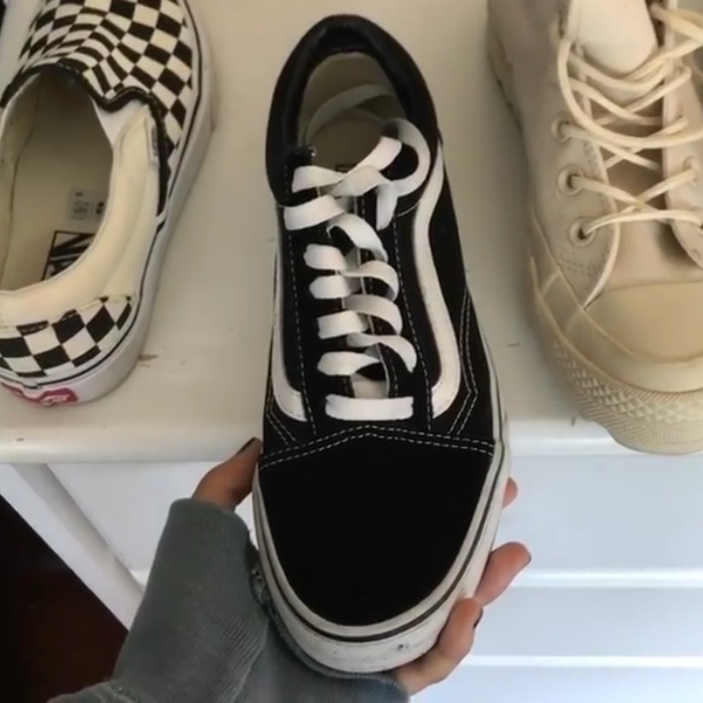 Old Skool Black Vans Women’s Size 7